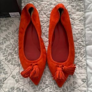 J. Crew tassel flats -size 6